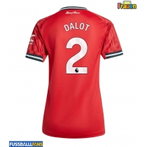 Manchester United Diogo Dalot #2 Heimtrikot Frauen 2025-26 Kurzarm